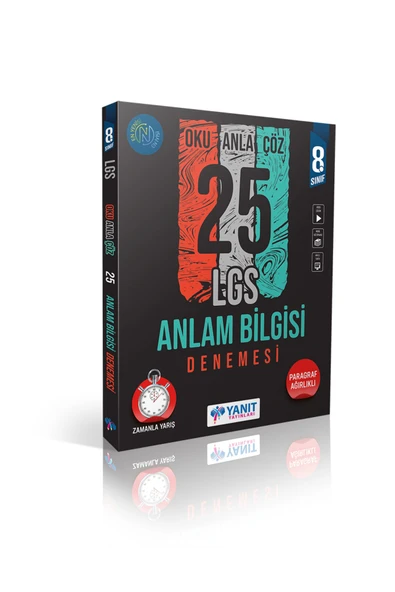 Yanıt Lgs Anlam Bilgisi 25 Denemesi ürün görseli 1