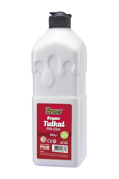 Beyaz Tutkal 850 gr 1 Adet Brons Beyaz Mobilya Yapıştırıcısı Tutkalı 850 gr Ahşap Tutkalı Su Bazlı Çok Amaçlı Beyaz ürün görseli 1