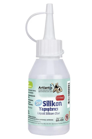 Sıvı Silikon Yapıştırıcı 250 ml 1 Adet Brons Silikon Yapıştırıcı Sıvı 250 gr Plastik Cam Mermer Kağıt Karton Tahta Köpük ürün görseli 1