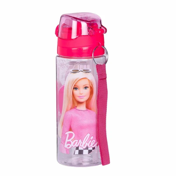Kız Çocuk Barbie Matara Pembe Renk 500 ml 1 Adet Lisanslı Barbi Suluk Okul Matarası Öğrenci Suluğu ürün görseli 1