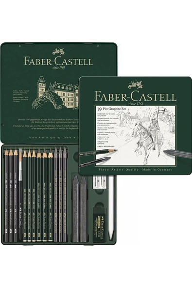 Pitt Graphite 19'lu Set / 112973 ürün görseli 1