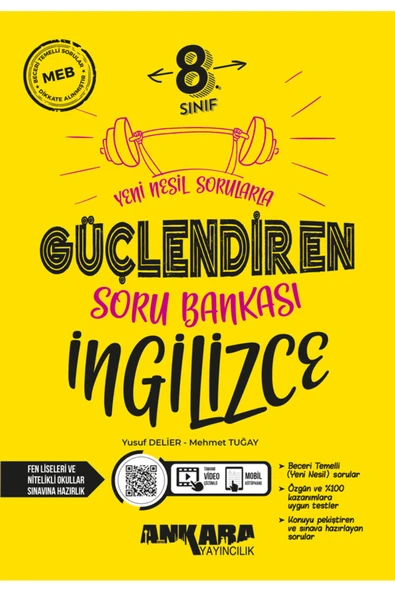 Ankara Yayıncılık 8. Sınıf İngilizce Güçlendiren Soru Bankası ürün görseli 1