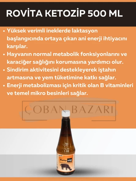 Royal Rovita Ketozip 500 ml ürün görseli 1