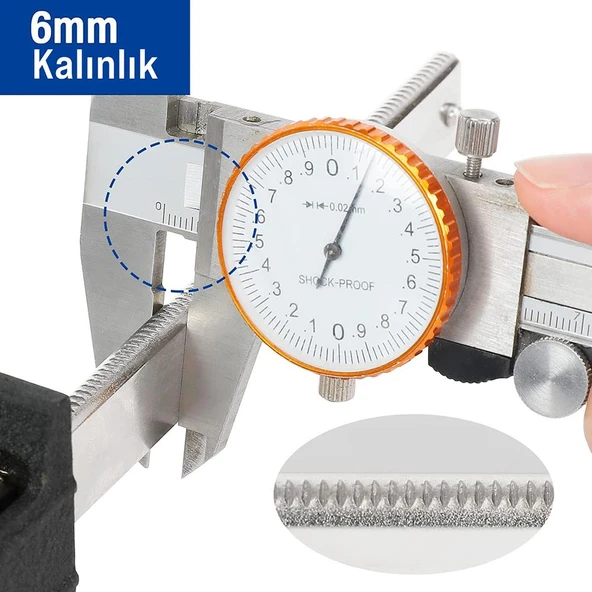 WORKPRO WP232033 60cm Döküm Profesyonel Marangoz İşkence - Resim 11