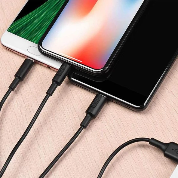 Hoco X25 3in1 Usb Şarj ve Data Kablosu 1m - Resim 3