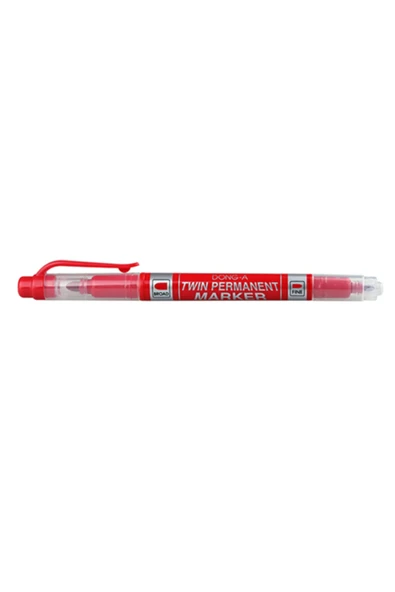 Dong-A Twınmarker Çift Taraflı Asetat Kırmızı ürün görseli 1