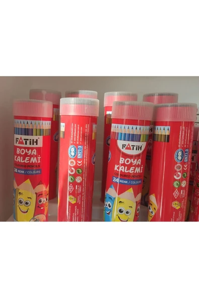 Fatih Kuru Boya Tam Boy 24 Renk Tüplü ürün görseli 1