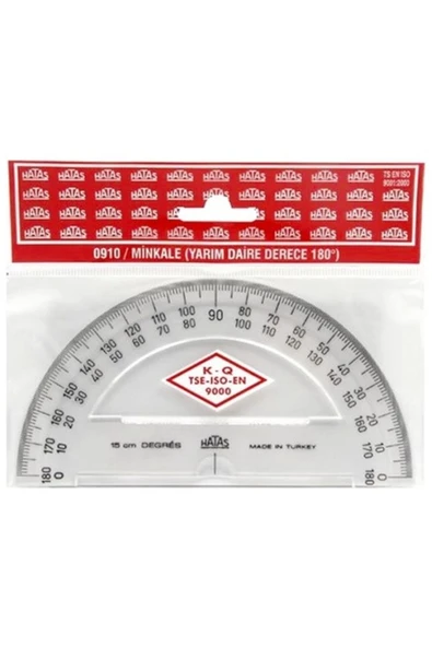 HATAS 0910 Minkale 180 Derece 15cm ürün görseli 1