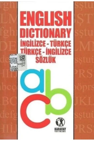 Karatay Akademi Yayınları English Dictionary İngilizce-Türkçe Türkçe-İngilizce Sözlük (Cep Boy) ürün görseli 1
