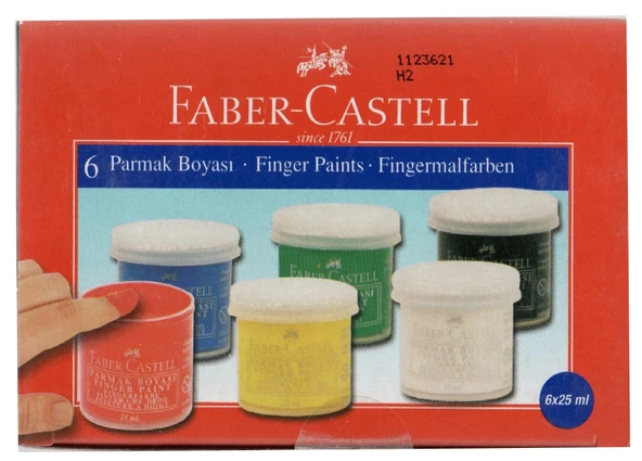 Faber-Castell 6'lı Parmak Boya ürün görseli 1
