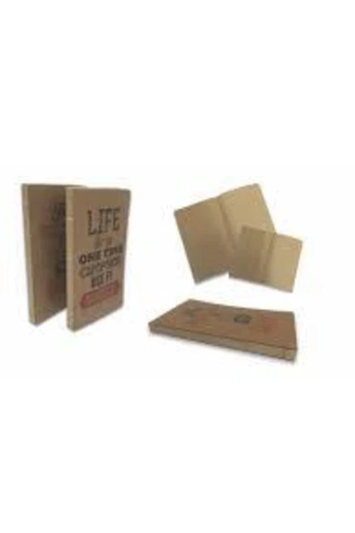 Lizz Liz Defter 13x21 Doğal Görünümlü Kraft Sdkf1 ürün görseli 1