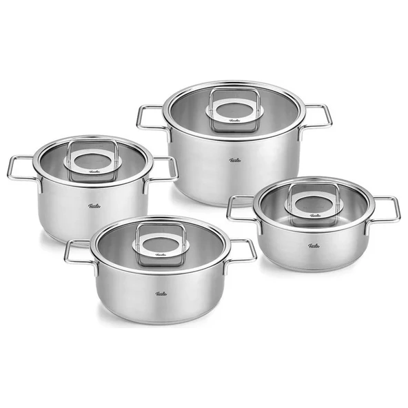 Fıssler 8prç Pure Collectıon Çelik Tencere Seti ürün görseli 1