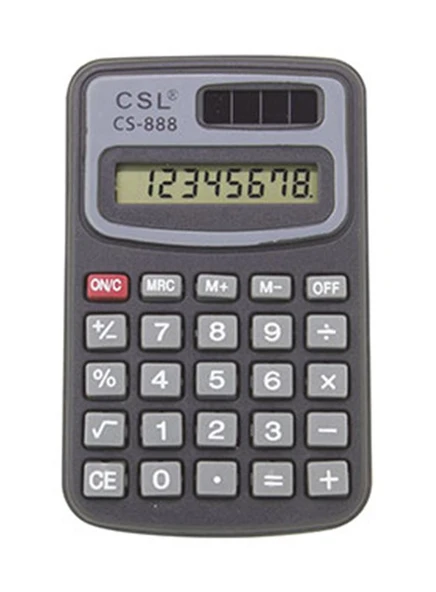 CSL CS-888 8 Hane Cep Tipi Hesap Makinesi ürün görseli 1