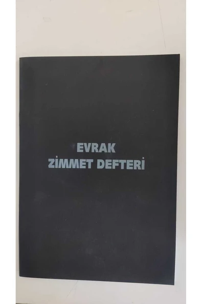 Gültaş Evrak Zimmet Defteri 40 Yaprak PP KPK GÜLTAŞ ürün görseli 1