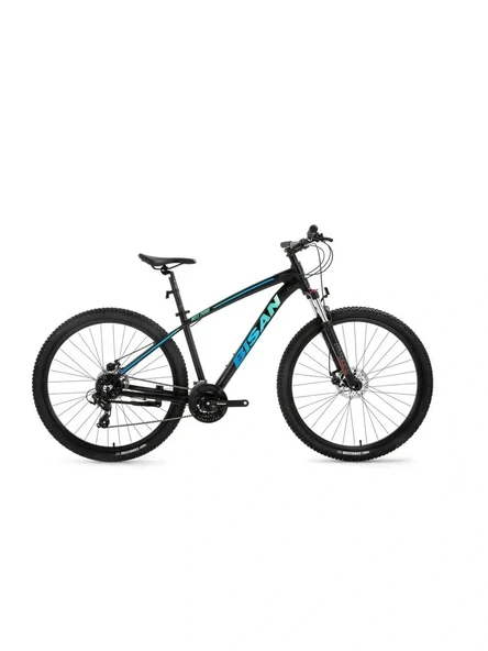 BİSAN MTX 7200 ERKEK DAĞ BİSİKLETİ 43CM MD 26 JANT 24 VİTES MAT SİYAH MAVİ ürün görseli 1