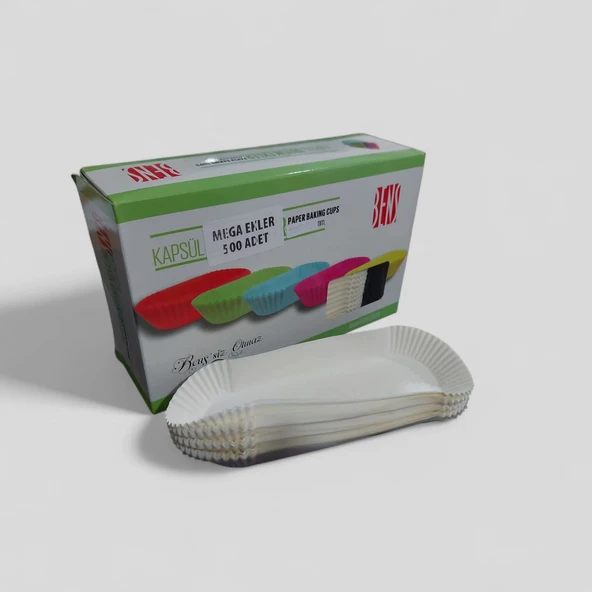 MEGA EKLER (150x40x20) BEYAZ KAPSÜL 500'LÜ ürün görseli 1
