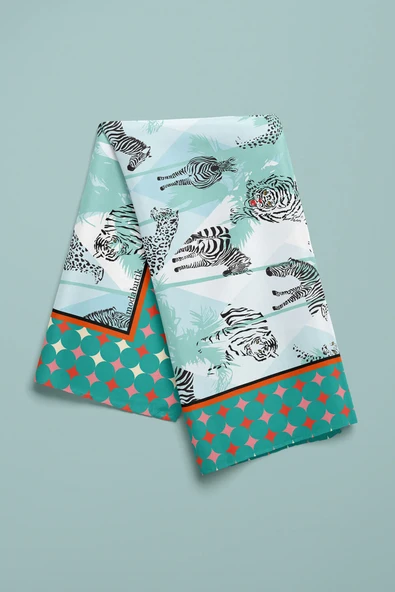 F77 ZEBRA TASARIMLI BANDANA - Resim 4