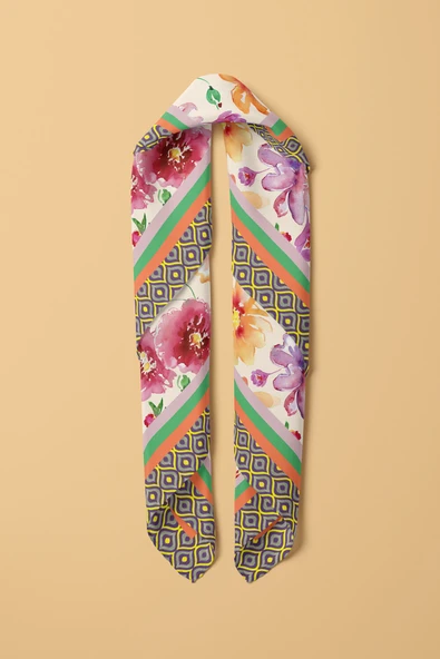 C13 KADIN DESENLİ BANDANA - Resim 3