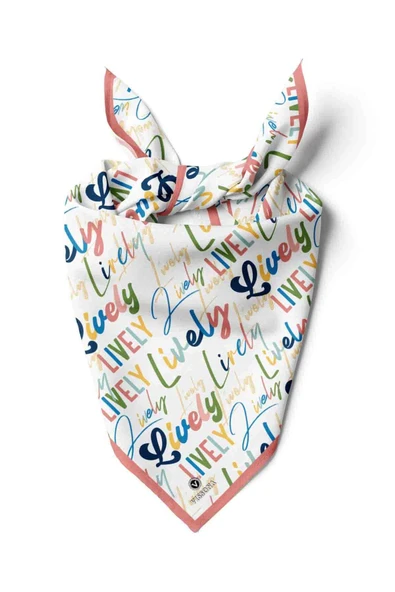 100% Silk Headscarf for Women - 22"x 22" inch Hair Scarf Lively Pattern Silk Headscarf Bandanas Square Silk 60366 ürün görseli 1