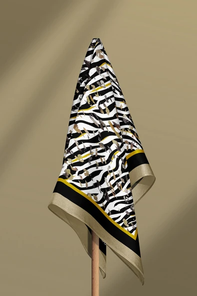 F64 KADIN DESENLİ BANDANA - Resim 4