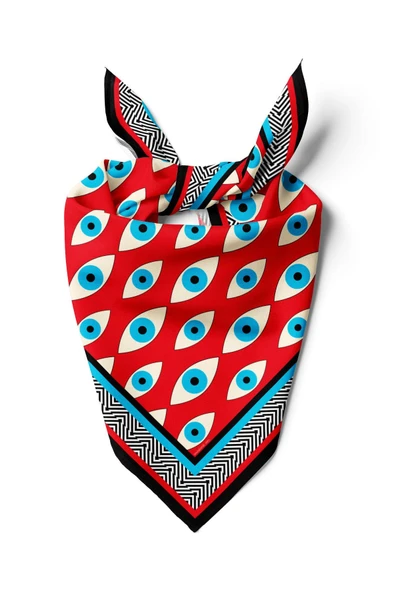 V49 EYE RED TASARIMLI BANDANA DG12394 ürün görseli 1