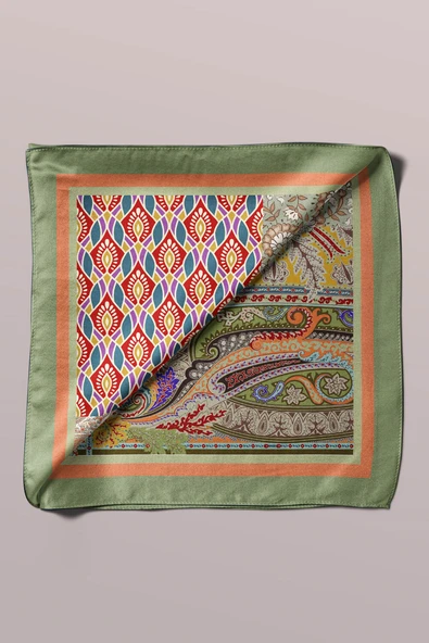 C101 PATCHWORK TASARIM  BANDANA - Resim 5