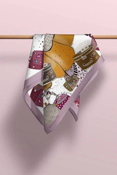 C63 KADIN DESENLİ BANDANA - Resim 6