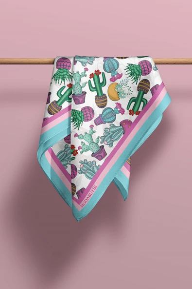 F70 KADIN DESENLİ BANDANA - Resim 5