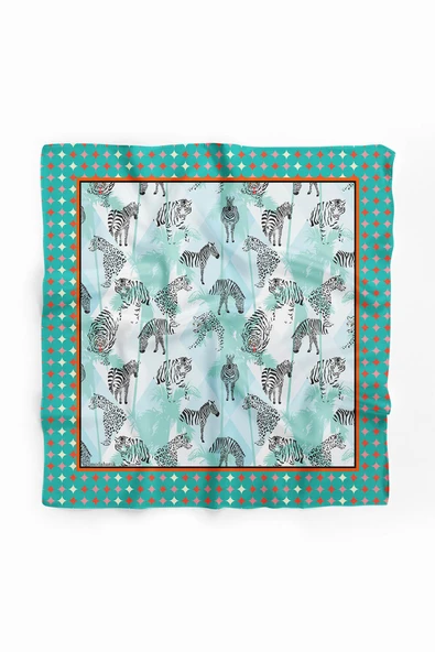 F77 ZEBRA TASARIMLI BANDANA - Resim 2