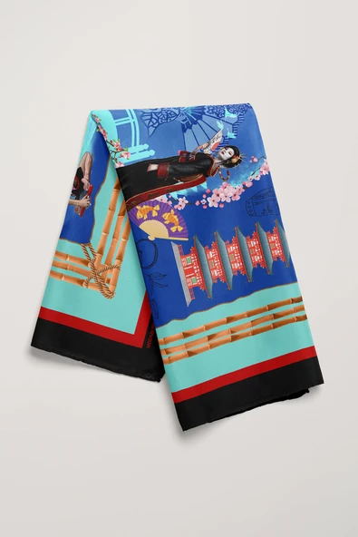 C48 KADIN DESENLİ BANDANA - Resim 6