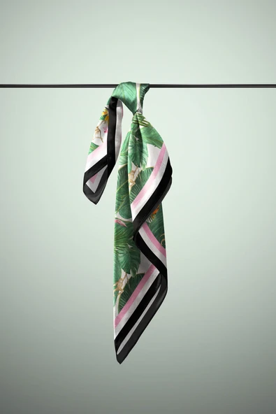 C10 KADIN DESENLİ BANDANA - Resim 4