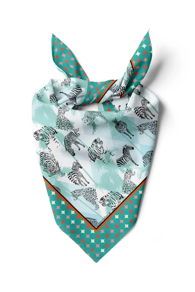 F77 ZEBRA TASARIMLI BANDANA ürün görseli 1