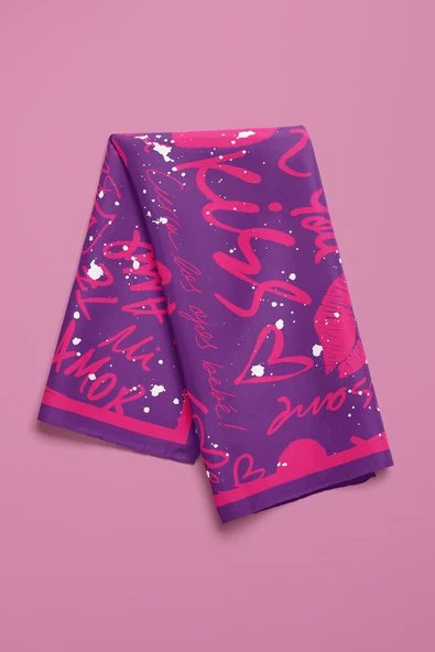 Modabutik Mi Amor Bandana - Resim 4