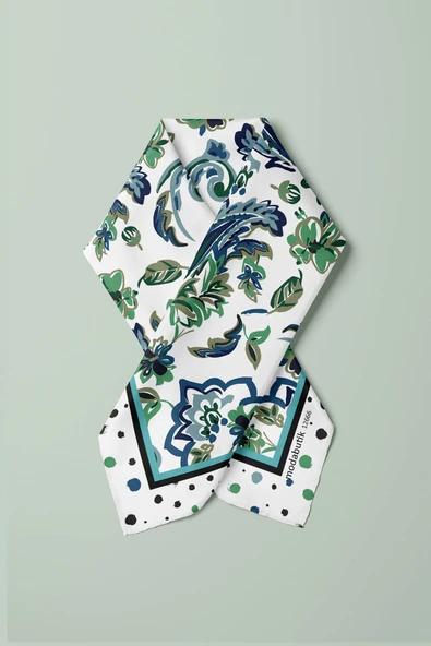 F75 GEOMETRIC ETNIC  BANDANA - Resim 4