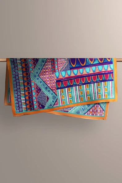 C47 KADIN DESENLİ BANDANA - Resim 4