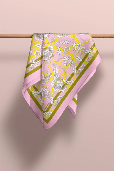 C43 KADIN DESENLİ BANDANA - Resim 6