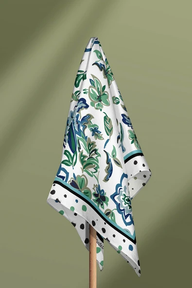 F75 GEOMETRIC ETNIC  BANDANA - Resim 6