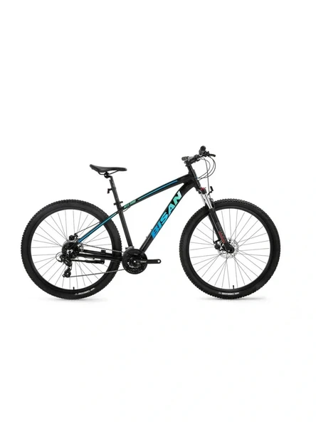 BİSAN MTX 7200 ERKEK DAĞ BİSİKLETİ 43CM MD 26 JANT 24 VİTES MAT SİYAH MAVİ ürün görseli 1