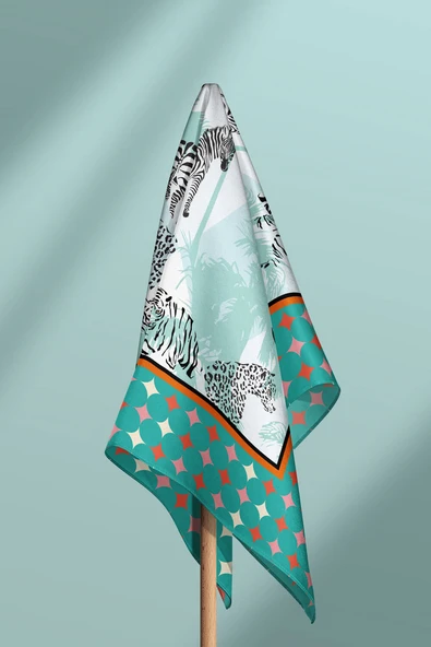 F77 ZEBRA TASARIMLI BANDANA - Resim 6