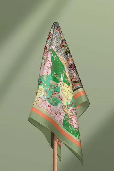 C101 PATCHWORK TASARIM  BANDANA - Resim 6