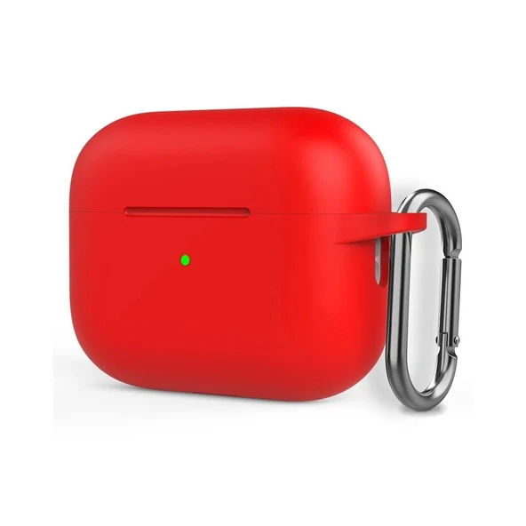 E2M AIRPODS PRO 2 KILIF SENSE SİLİKON KIRMIZI ürün görseli 1