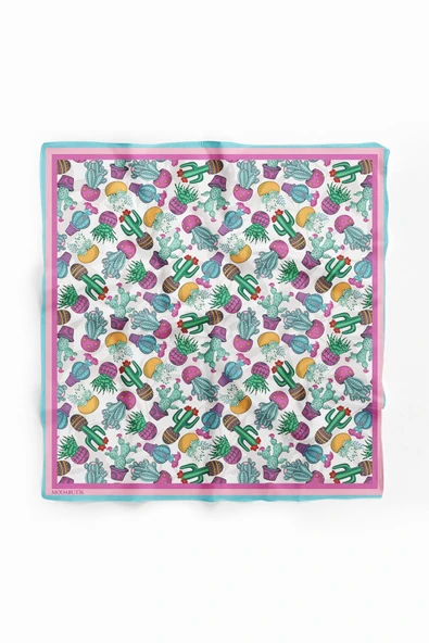 F70 KADIN DESENLİ BANDANA - Resim 2