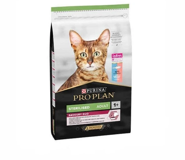 Pro Plan Sterilised Okyanus ve Morina Balıklı Kısırlaştırılmış Yetişkin Kedi Maması 10 kg ürün görseli 1