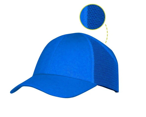 BAYMAX TABCAP Yazlık Helmet Saks Mavisi Şapka Baret BX-6010 ürün görseli 1