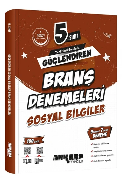 5.Sınıf Güçlendiren Sosyal Bilgiler Branş Denemeleri ürün görseli 1