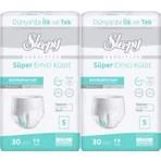 Sleepy Hasta Bezi Yetişkin Emici Külot S - Küçük - Small 60 Adet (2PKx30) ürün görseli 1