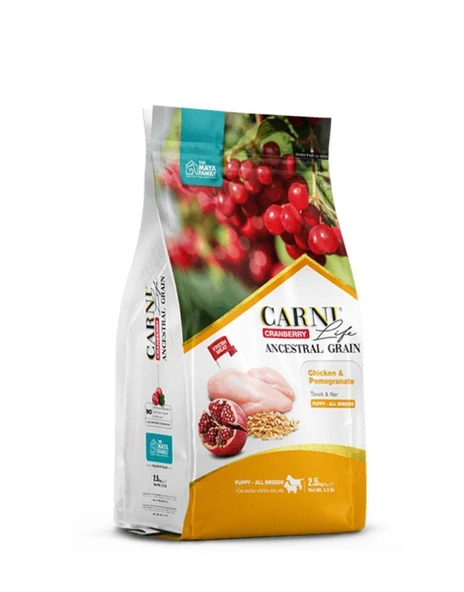Carni Life Tavuk Etli ve Narlı Tüm Irklar Yavru Köpek Maması (12 kg) ürün görseli 1