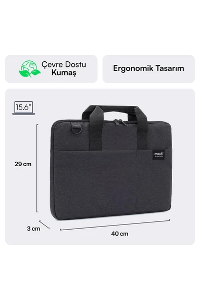 MCC-703 15.6" City Fit Notebook Çantası Siyah - Resim 2