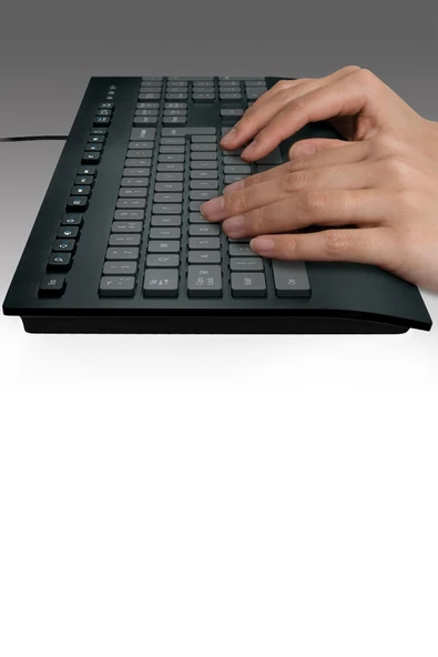 Logitech K280E 920-010066 Pro Kablolu Klavye - Siyah - Resim 2
