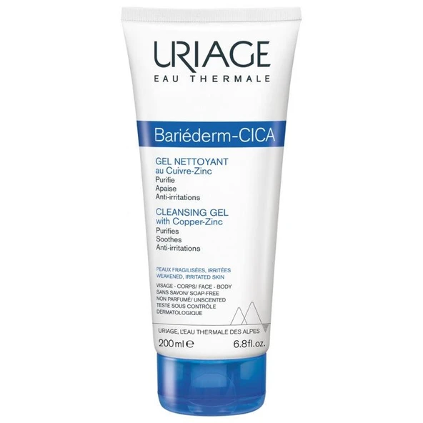 Uriage Bariederm CICA Cleansing GEL 200 ml ürün görseli 1